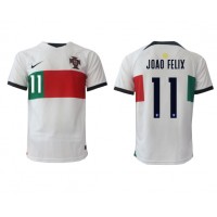 Koszulka piłkarska Portugalia Joao Felix #11 Strój wyjazdowy MŚ 2022 tanio Krótki Rękaw